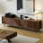 Black walnut solid wood TV cabinet-105341446