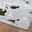 Tapis moderne en marbre abstrait