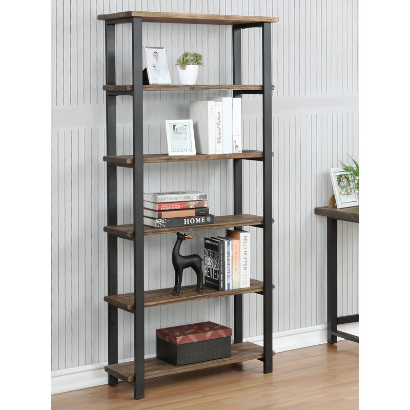 Bibliothèque à 5 tablettes L 29 po x l 14,12 po x H 70 po Pomona