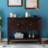 Cambridge Series Buffet Sideboard Console Table with Bottom Shelf-107961274