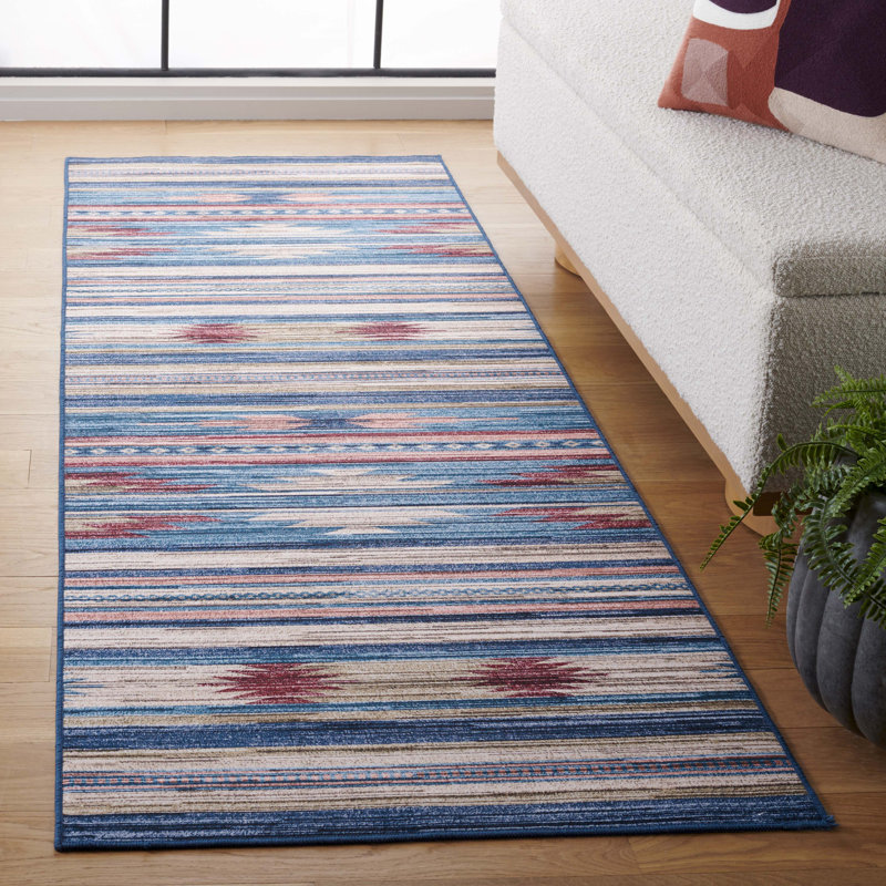 Kiarno Performance Machine Washable Southwestern Rug, Runner 2'6" x 8'