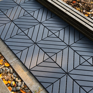Carreaux de terrasse en plastique emboîtables