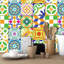38.1cm W x 38.1cm L PVC Peel and Stick Mosaic Tile