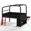 Gaming Loft Bed with Integrated Side Desk and LED Ambiance
