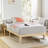 Solid Wood Platform White Wash Bed With Wooden Slats No Box Spring Needed Easy Assembly 12 Inch Classic-407294721