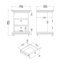Bosanski 43.6 cm W Chest of 2 Drawers