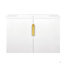 Meuble-lavabo de salle de bain vintage 30 po avec lavabo en céramique, lavabo simple en céramique à 3 trous, meuble-lavabo avec 2 portes à fermeture douce