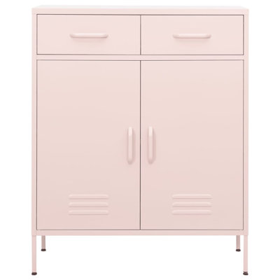 Storage Cabinet Freestanding File Cabinet with Shelves for Office Steel