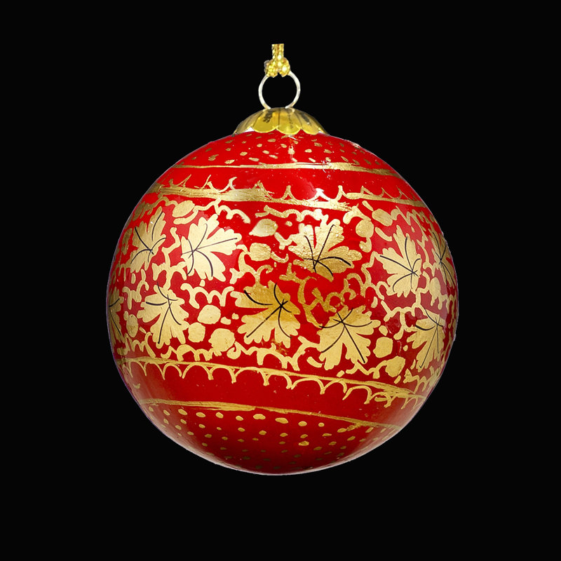 7.62cm Handmade Paper Plants & Flowers Bauble