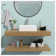 Hewei 15'' White Ceramic Rectangular Vessel Bathroom Sink with Faucet