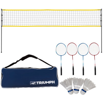 Triumph Competition Badminton Set With Steel Construction