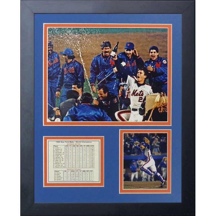 New York Mets 1986 World Series Champions 8 x 10 Framed Baseball Photo