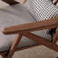 Chaise berçante en bois massif-102627481