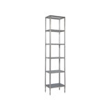 Signature Designs Sashay Silver Slim Etagere