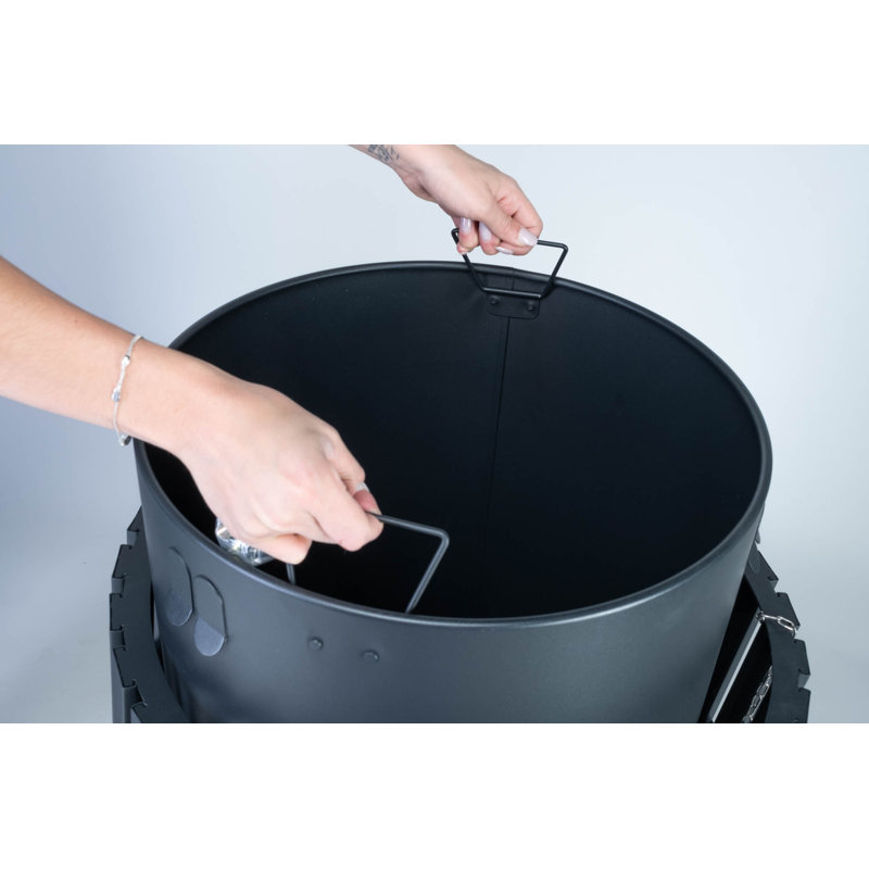 Poubelle en acier ArchTec 45 gallons