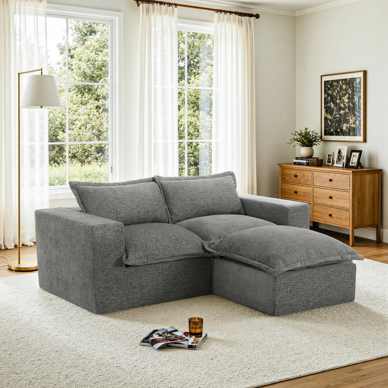 3 Seater Seating Component, Grey