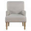 Fauteuil d'appoint clouté