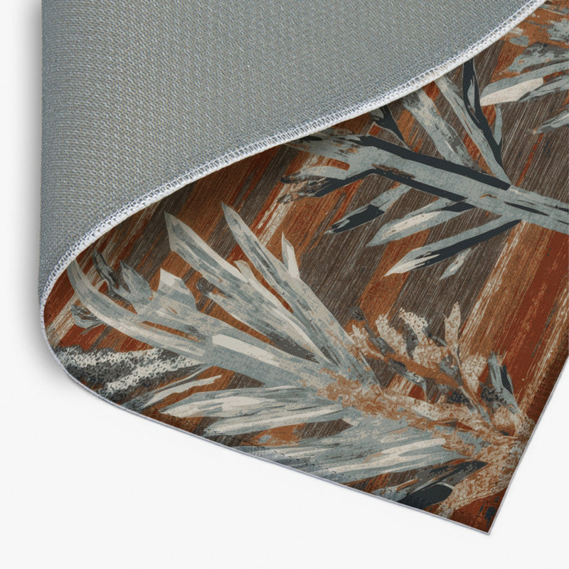 Tapis d'intérieur et d'extérieur brun Nature, Rectangulaire 2 pi x 3 pi