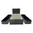 Robin Storage Bed In Dark Gray