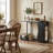 43.5 Inch Faux Marble Top Entryway Console Table With Dedicated Plant Display Space For Hallway Living Room Foyer