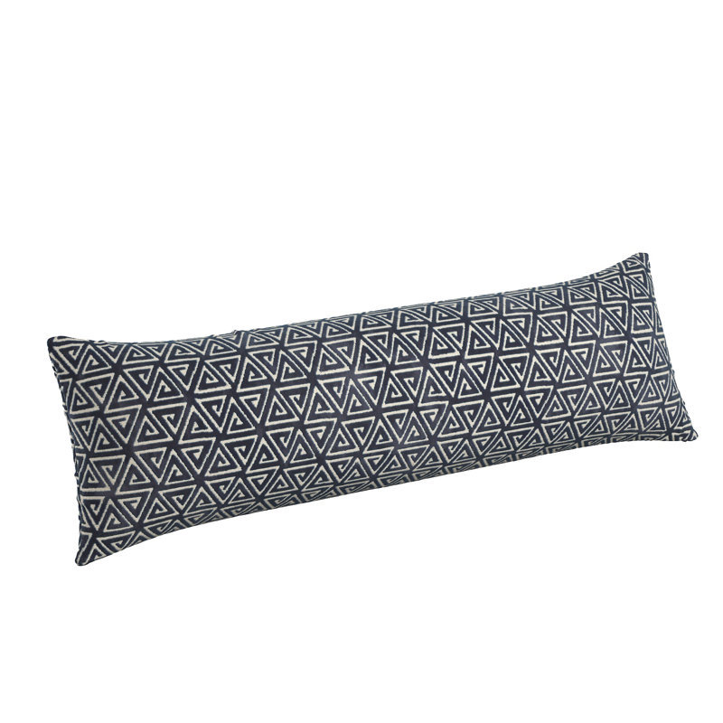 Coussin Porthcurno, Gris anthracite, H 12 po x l 24 po