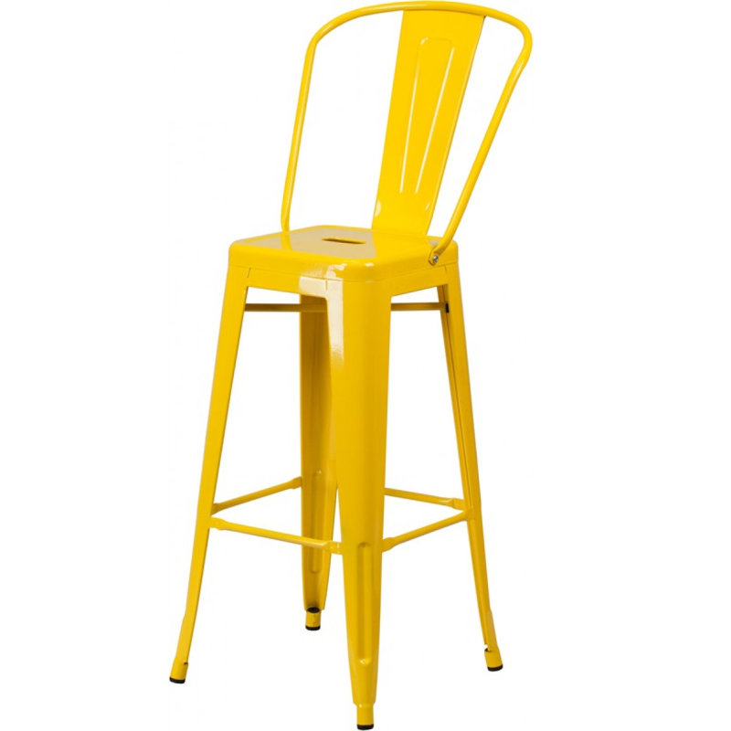 Tabouret de bar 30 po Cazzie, Jaune