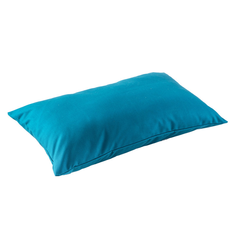  Outdoor Rectangular Pillow Cover & Insert, Teal Blue