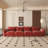 Cath 4-Seat Chenille Fabric Upholstered Sectional Sofa-748750777