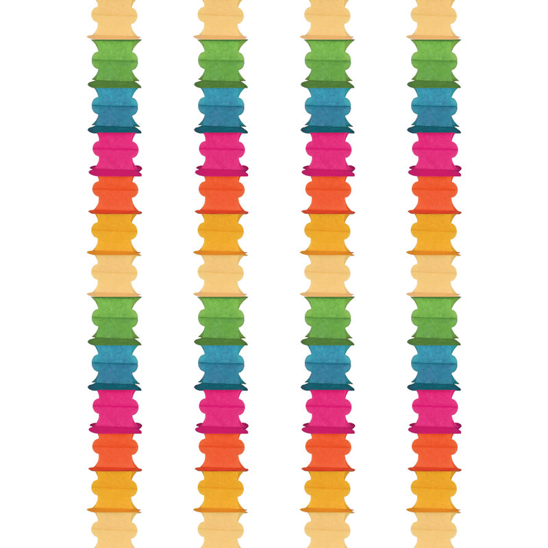 Gouttes de plafond, 4,5 po x 12 pi, paquet de 12, Multicolore