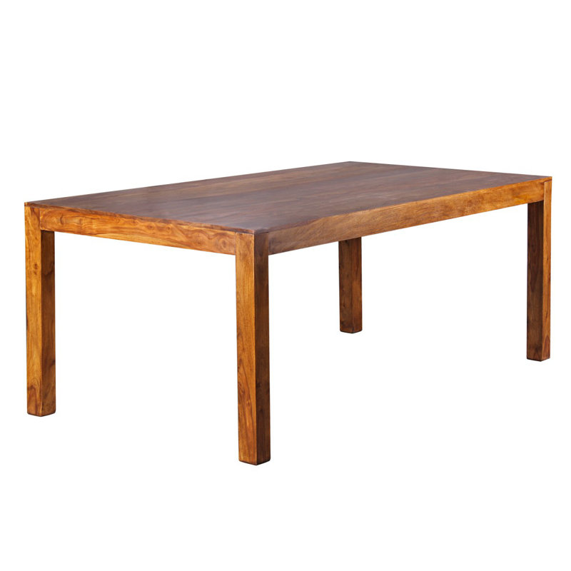 Solid Wood Dining Table, 76 cm H x 120 cm W x 60 cm D, Sheesham