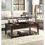 Table basse avec plateau relevable