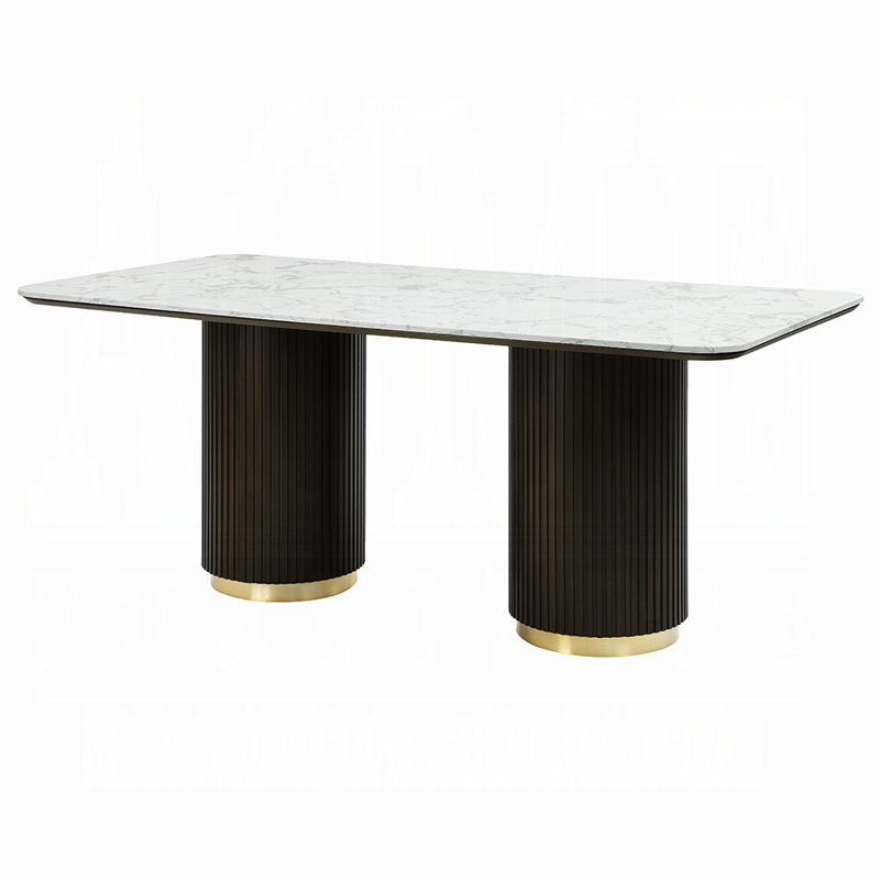 Abrego Dining Table W/Marble Top