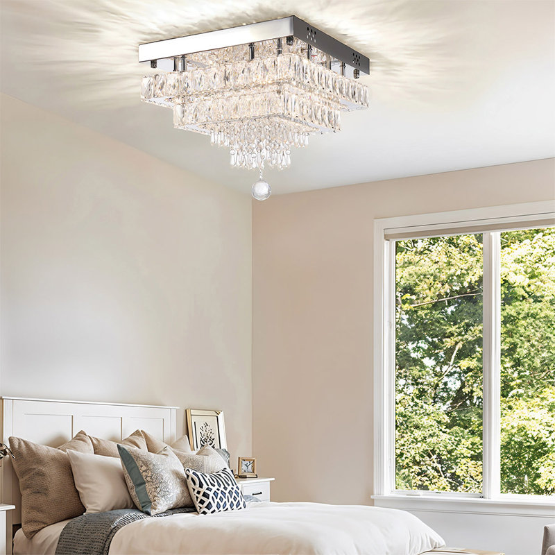 Crystal LED Flush Mount