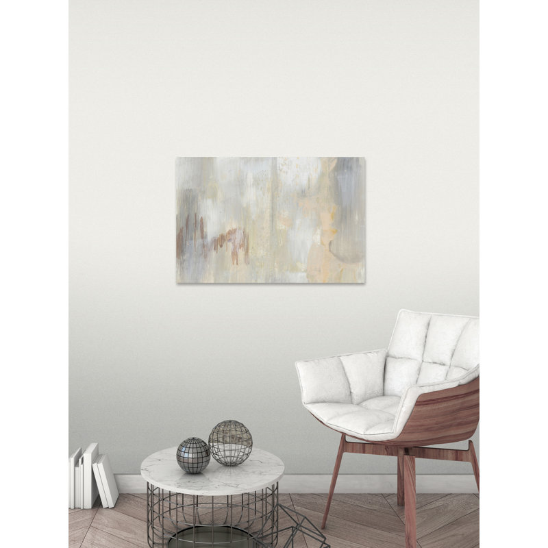 Barely Blush I - Wrapped Canvas Painting, 30 cm H x 46 cm W x 4 cm D