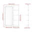 Pharmacie 16 po x 24 po avec miroir pour salle de bain