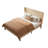  Nkenge Modern Bed Frame: Wood & Metal Support, Upholstered Headboard, Under Bed Storage-1971785456-1971785463