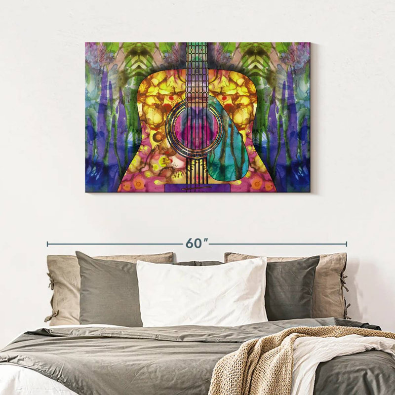 Abarca Creative Guitar, 30" H x 45" W