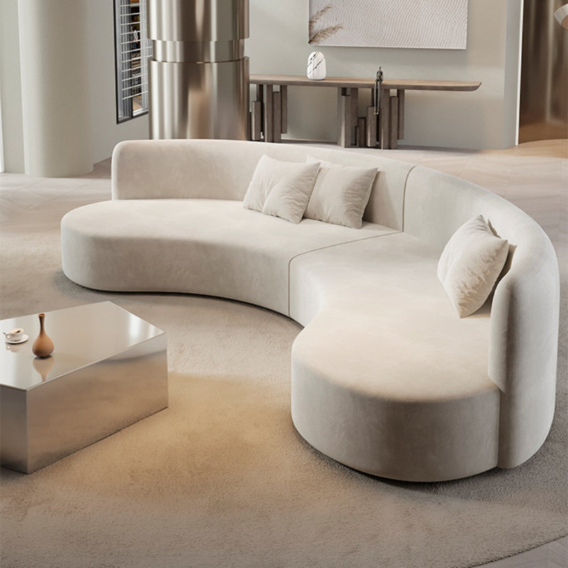 Minimalist And Creative Casual Sofa, 25.59" H x 118.11" W x 33.46" D