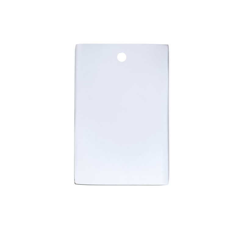 Elegant Kitchen and Bath Metal Finish Sample in Chrome