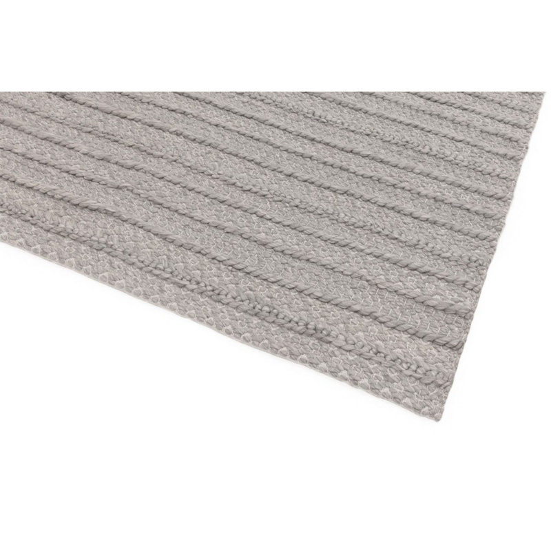 Murtie Solid Colour Recycled P.E.T Hand Knotted Indoor / Outdoor Area Rug, Rectangle 200 x 290cm
