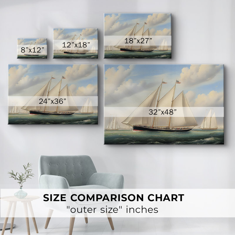 Série Nautical-CXVII - Cavas enveloppés de galerie, 18 x 27
