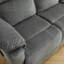 Canapé inclinable électrique de 78,74 po de largeur avec télécommande, inclinable double et 4 pieds stables-1872178206