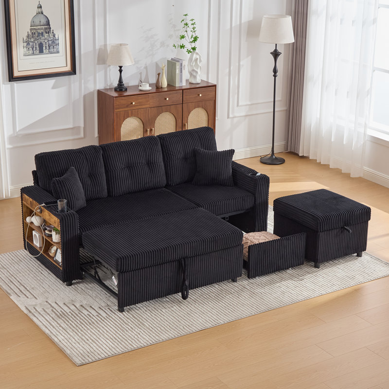 3 Seater Sofa, Black