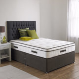Keyesport Orthopaedic Memory Foam Open Coil Mattress, Pillow Border Design, Medium-Firm Feel.