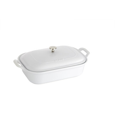 Staub Ceramics Rectangular Covered Baking Dish with Lid