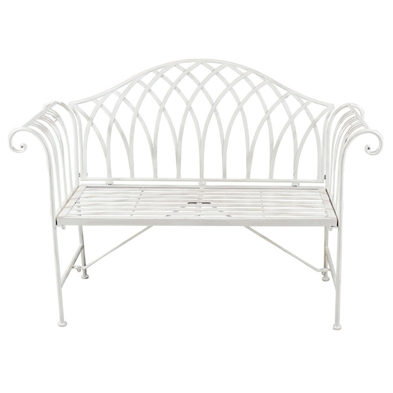 Bobtown Powder Coated Steel Outdoor Bench