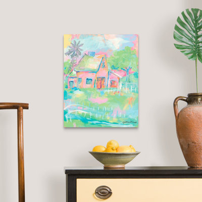 " Sherbet House " by Jessica Mingo Painting Print