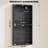 Wall Display Case with Glass Doors, Sports Card Display Case 10-Tier, Adjustable Glass Shelves, Shot Glass Display Case for Collectibles, Display Cabinet for Trading Cards, Black-1507549576