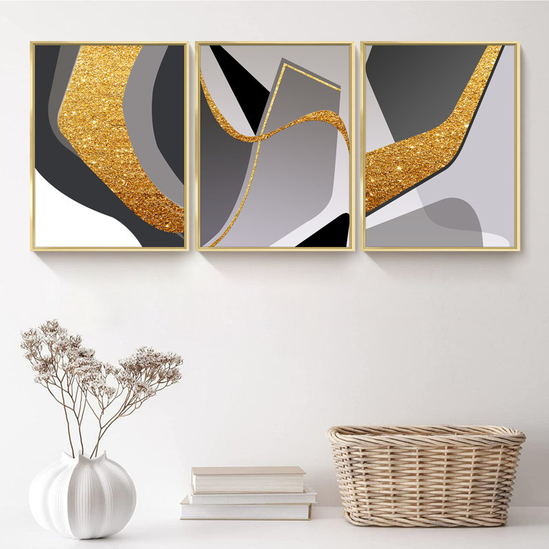" Abstract Wall Art " 3 - Pieces