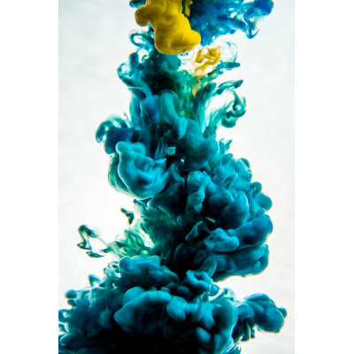 Ink In Water Art - Wrapped Canvas Print